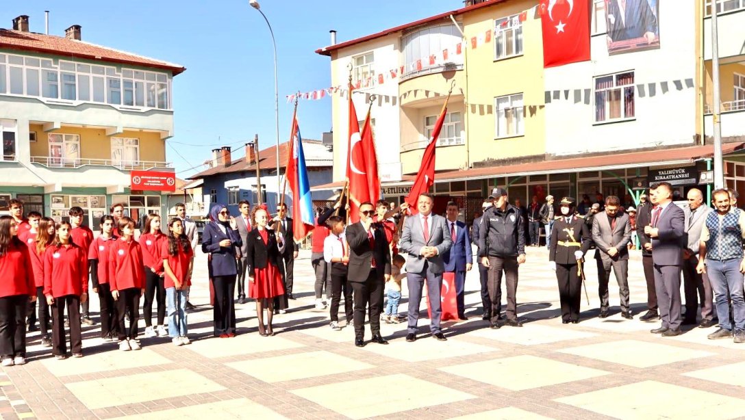 29 EKİM CUMHURİYET BAYRAMI 101.YILI KUTLAMA PROGRAMI COŞKUYLA GERÇEKLEŞTİ.